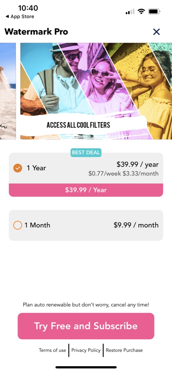 Watermark: Photo & Videos