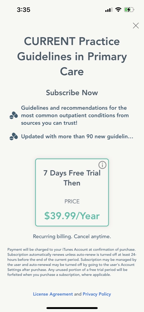 CURRENT Practice Guidelines