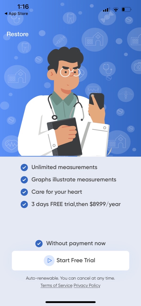 Pulse Monitor Instant HR Check