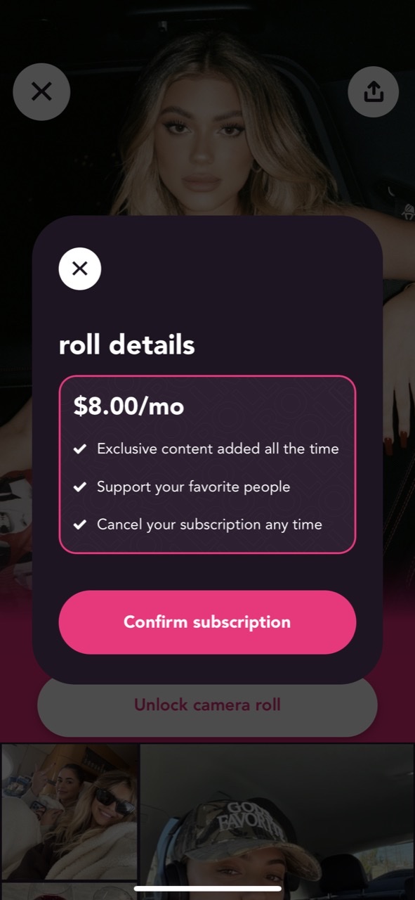 Roll: Unlock creators’ cameras
