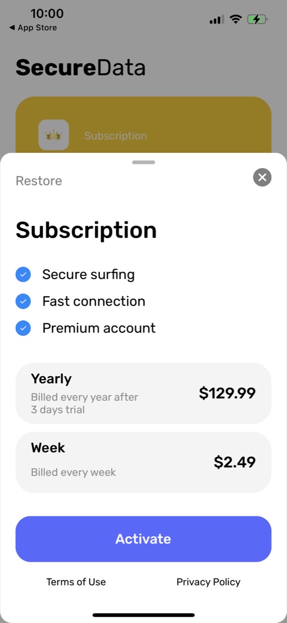 Secure Data: Protection
