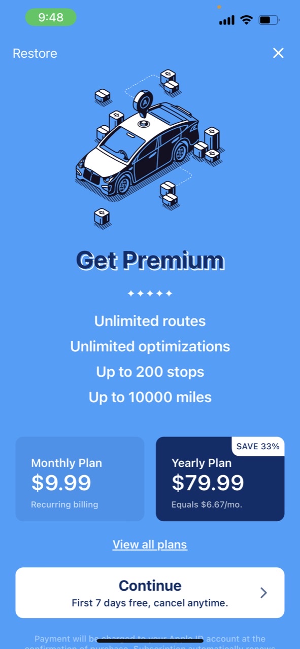 Route Planner, Delivery, MyWay