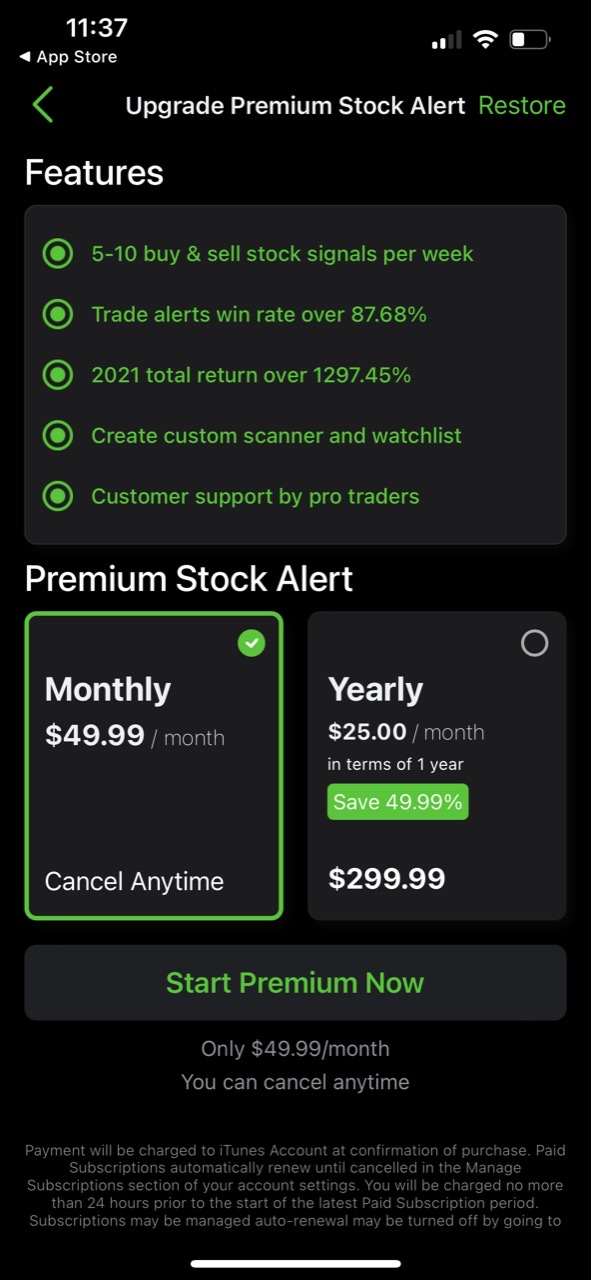 Trade Alert - Stocks & Option