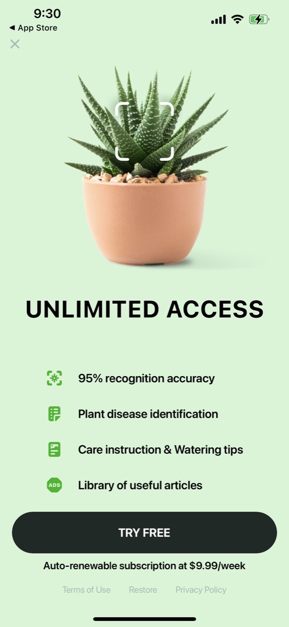 Plant Identifier & Care App