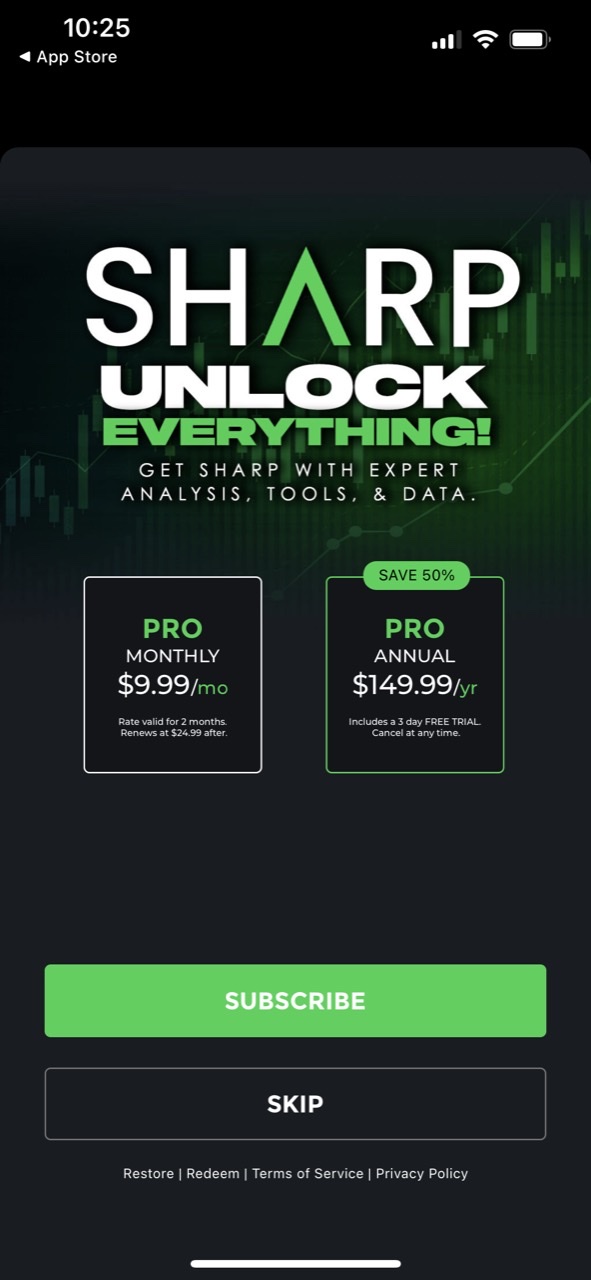 Sharp App: Sports Betting
