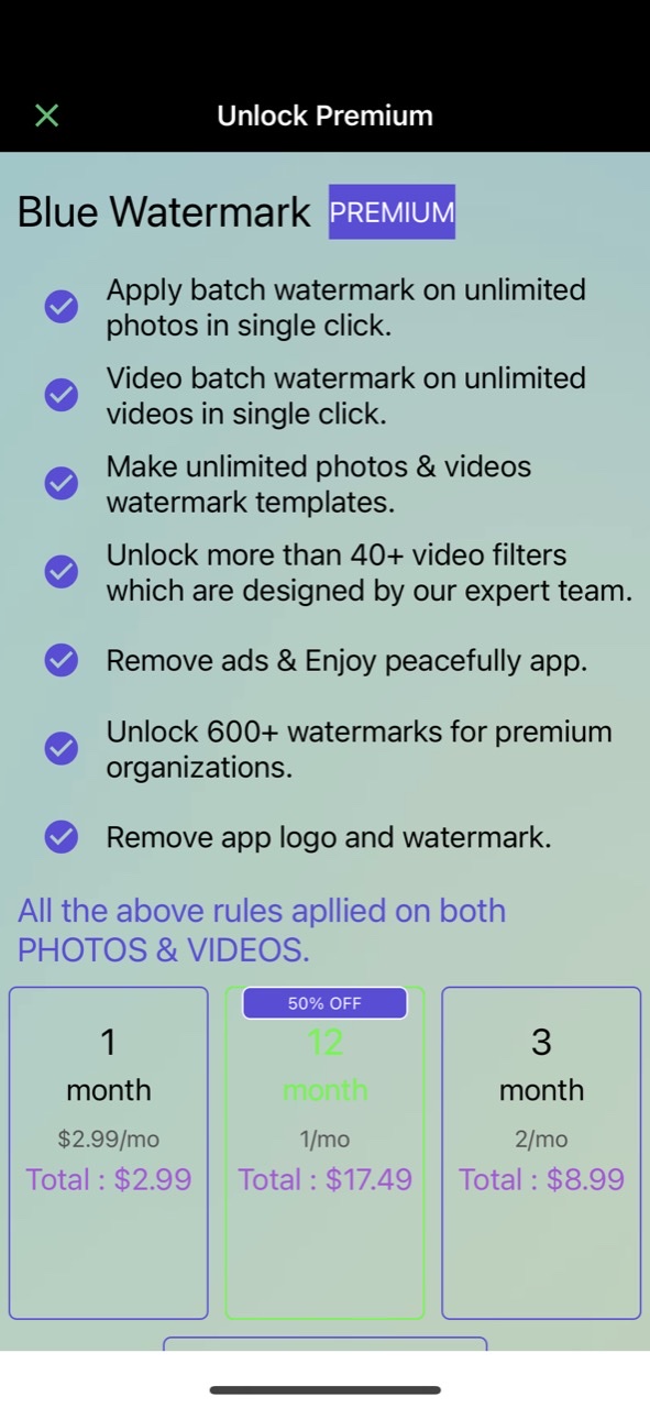 Easy Watermark:Add to Pic,Movi