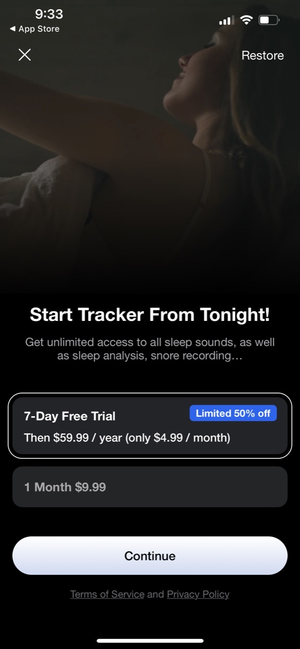 Sleep Tracker, Recorder