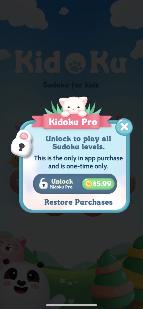 Kidoku – Kids Sudoku Puzzle
