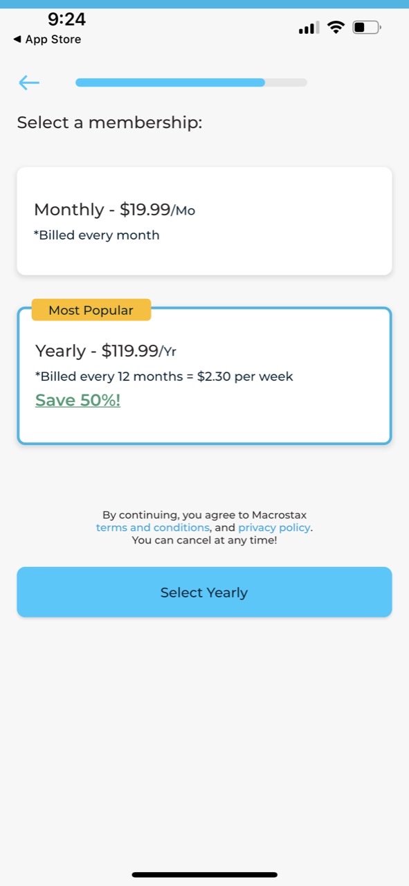 Macrostax: Diet & Meal Planner