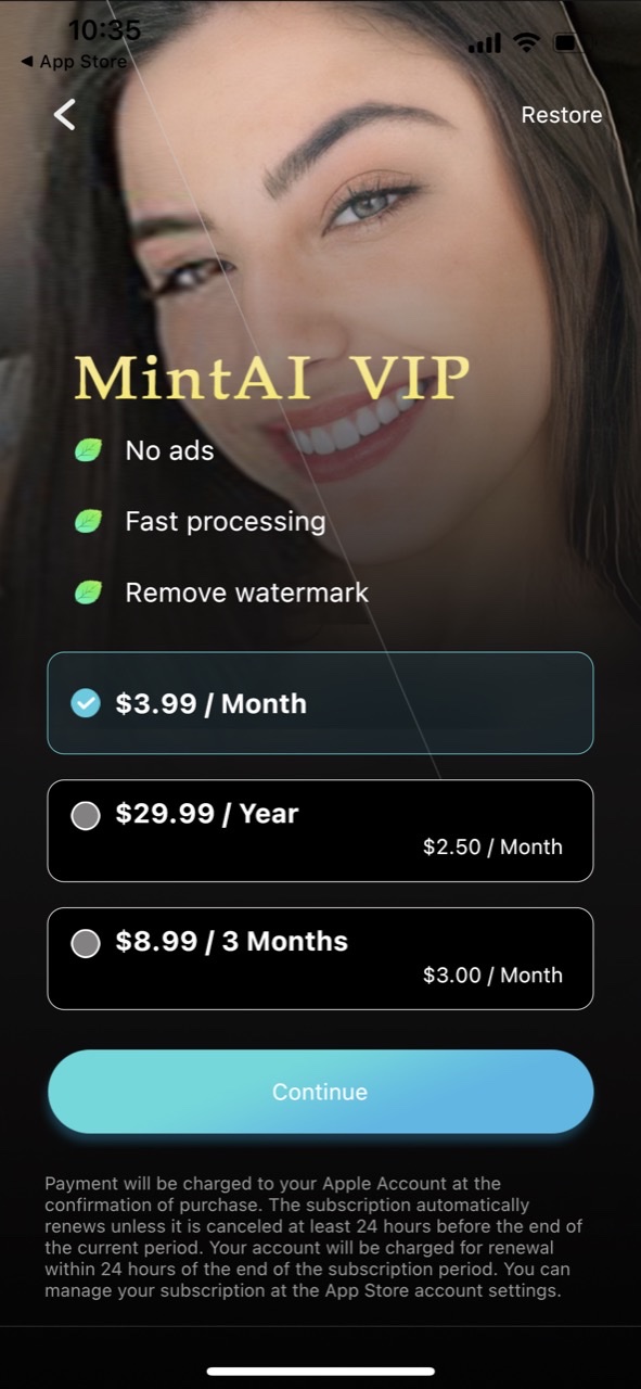 MintAI - Photo Enhancer