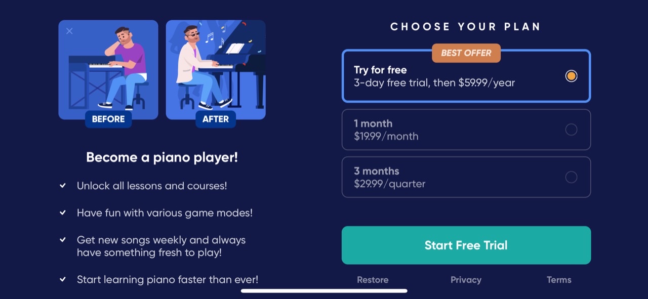Piano Way - Learn to Play