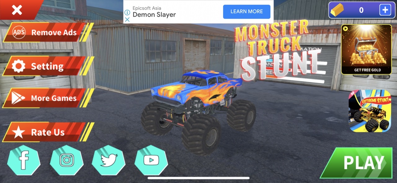 Monster Truck Xtreme Stunt MTD