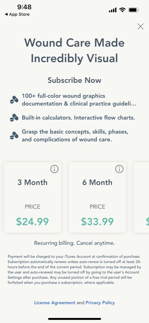 Wound Care MI Visual