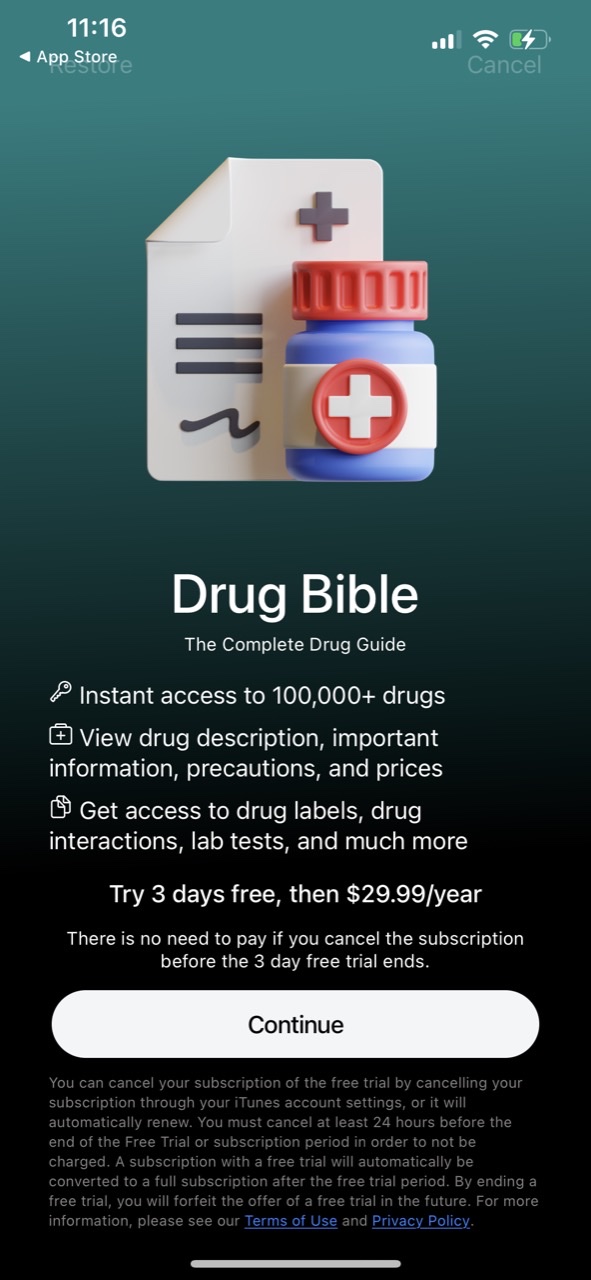 Drug Bible: Rx & OTC Guide
