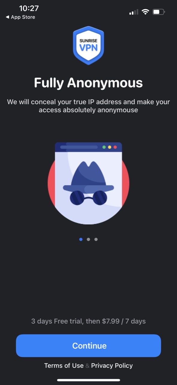 VPN Sunrise