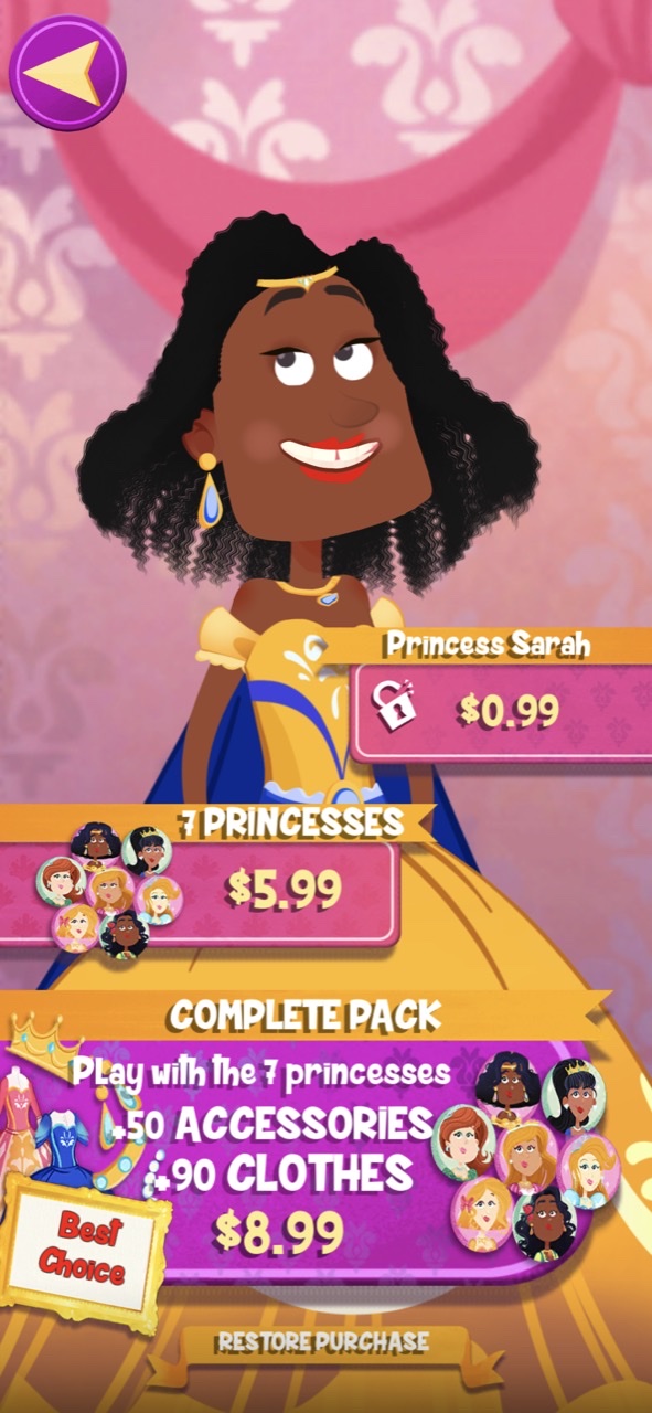 Princess Makeover: Hair Salon