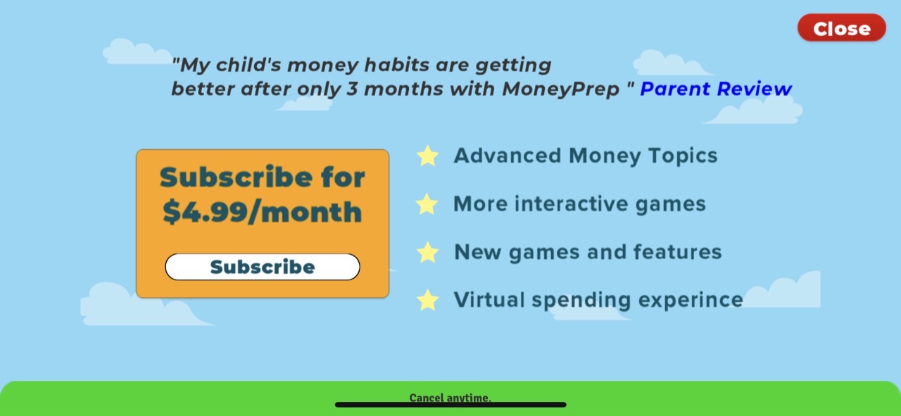 MoneyPrep: Kids Learning Games