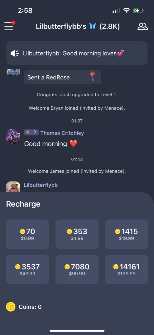 Fambase: Live & Group Chat