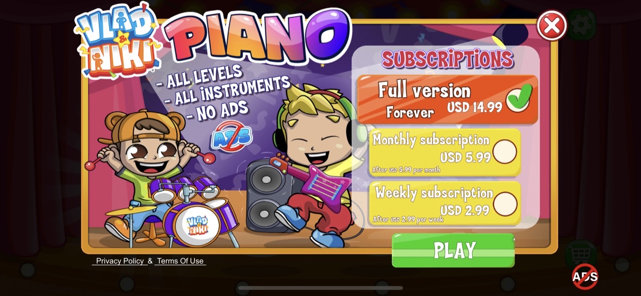Vlad and Niki: Piano