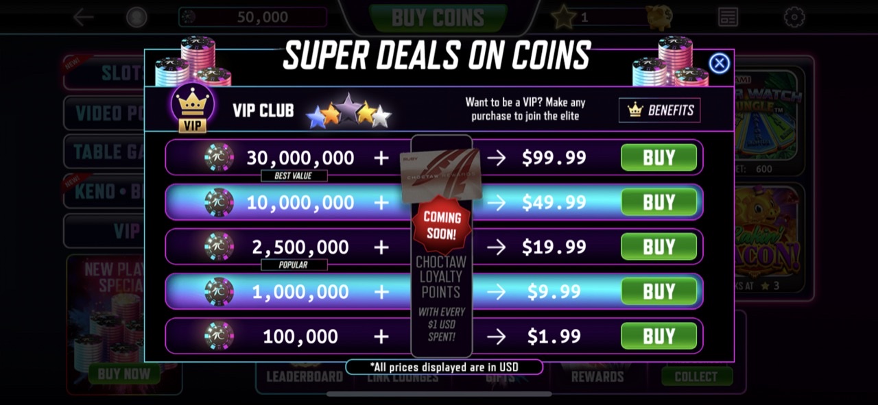 Choctaw Slots - Casino Games
