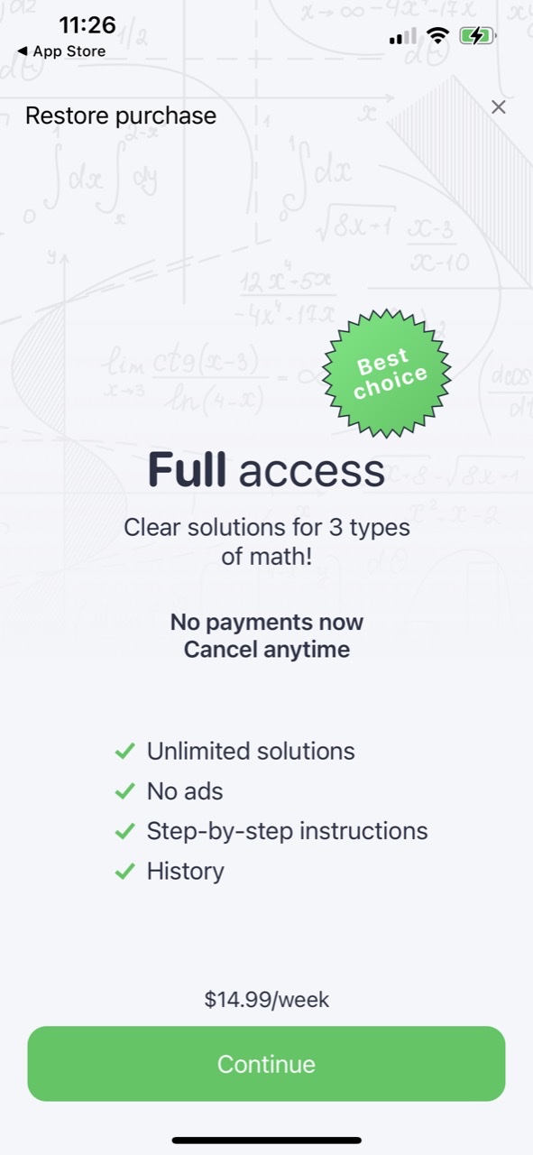 Math Problem Solver app