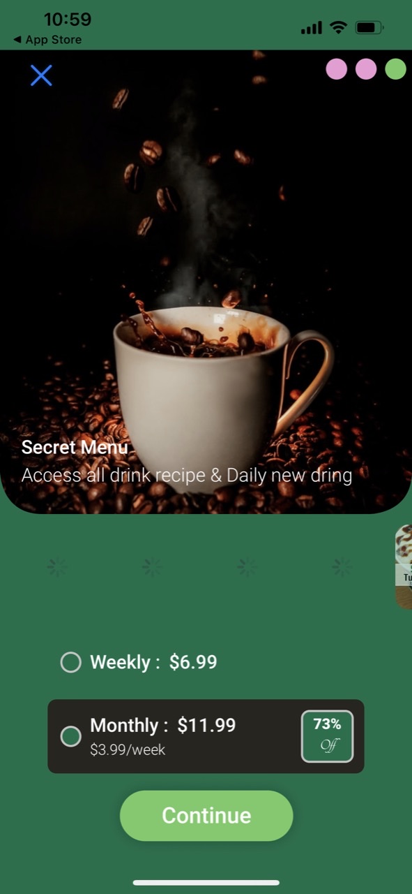 Starbucks App Cafe Secret Menu
