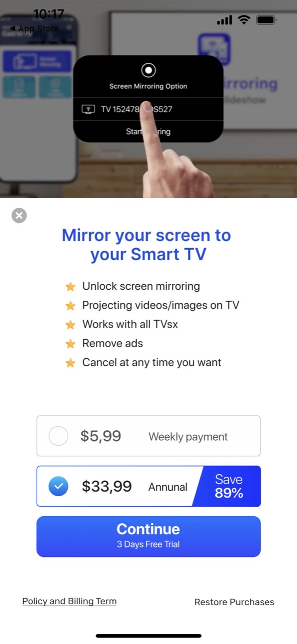 Cast to TV: Wireless display