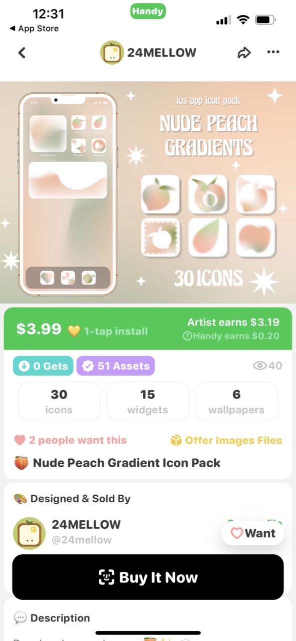 Handy - Live Widget Wallpaper
