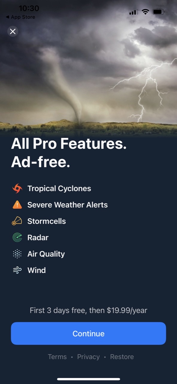 Windy Weather Radar, Forecast