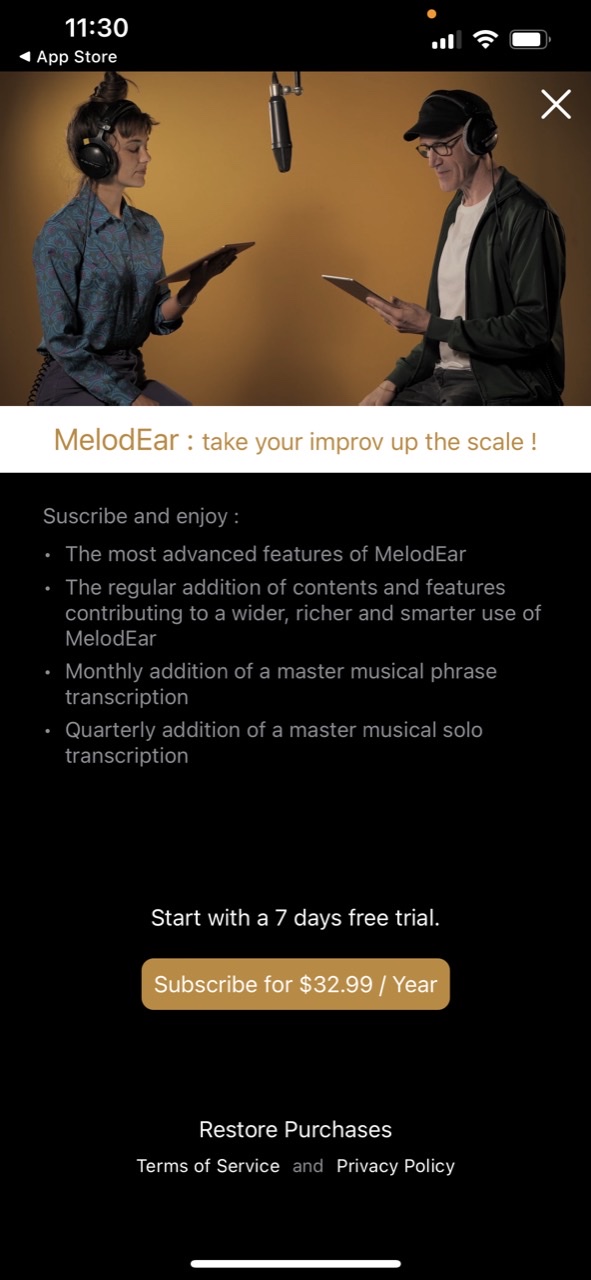 MelodEar, across Jazz Harmony