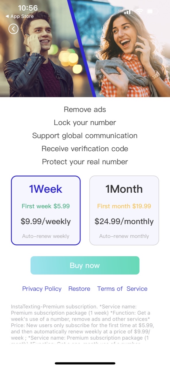 Insta Texting - Unlimited Call