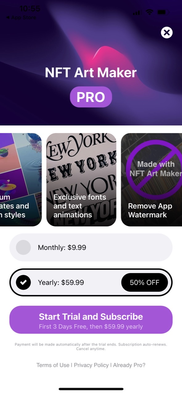 NFT Art Maker, Creator