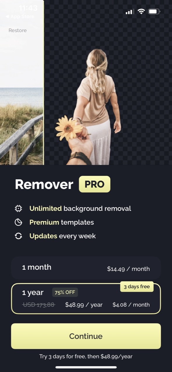 Eraser: remove background, bg