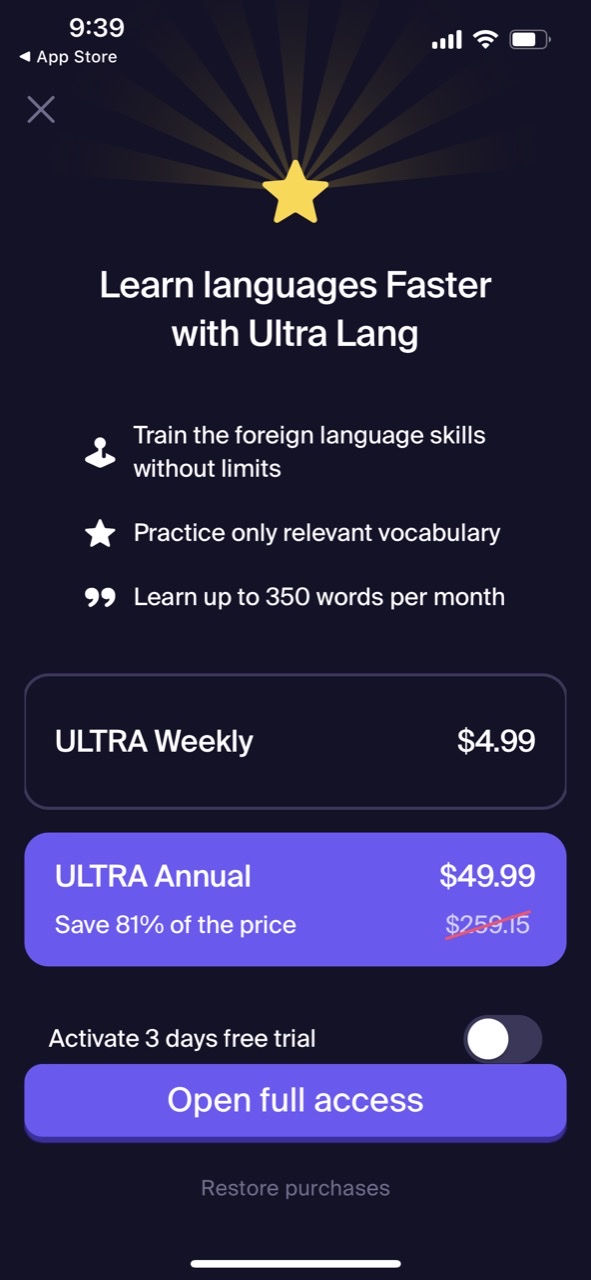 LANG: Learn New Languages