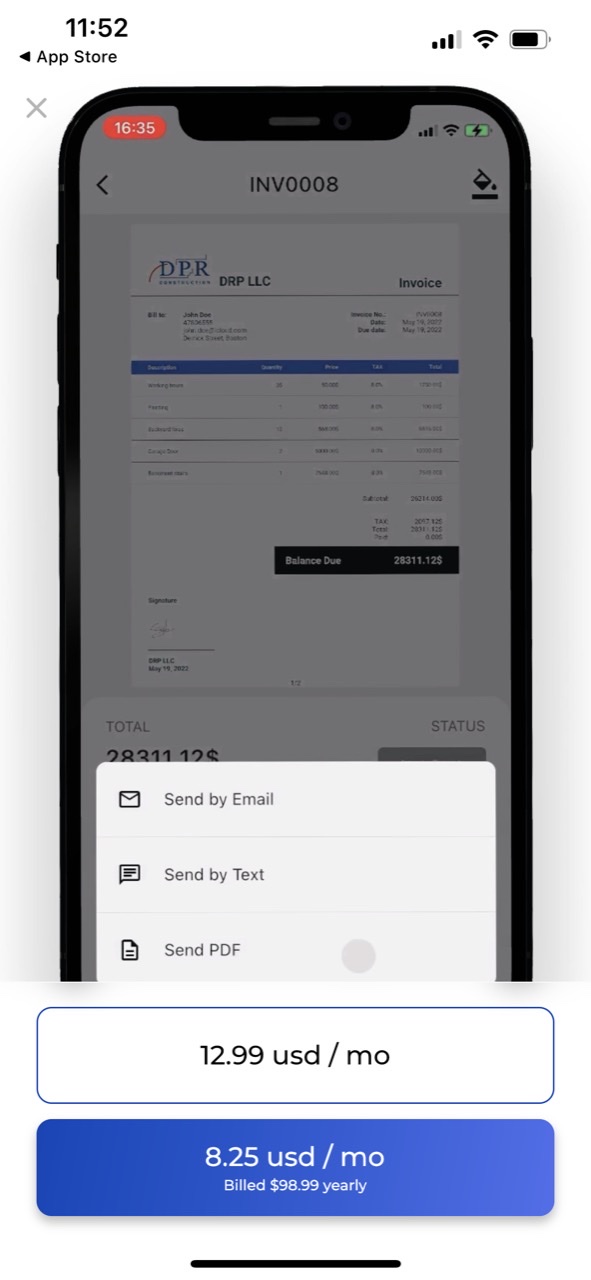 Invoice Maker - Invoice Fly