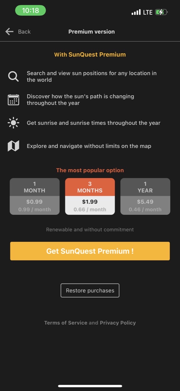 Sun Tracker - Quest & Seeker