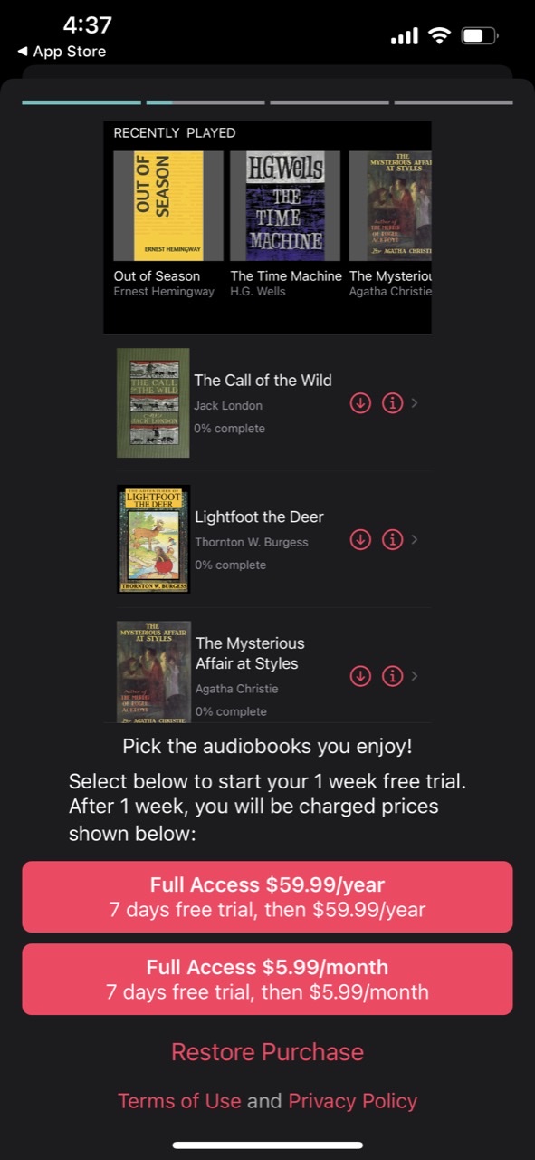 Clearly Audiobooks