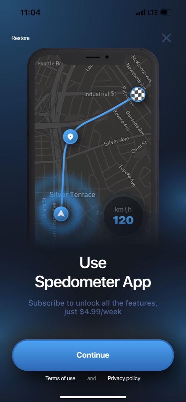 GPS Speedometer & Mile Tracker