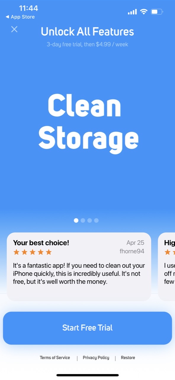 Quick Cleaner : Clean Storage