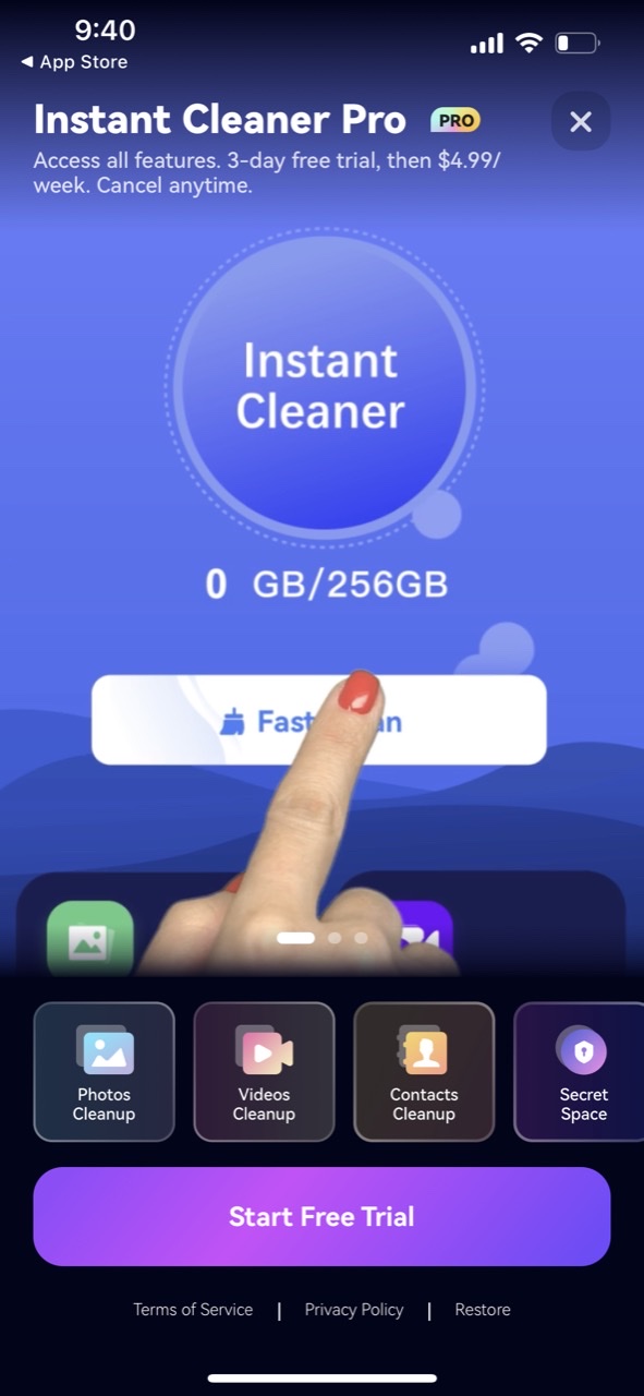 Instant Cleaner -Clean Storage