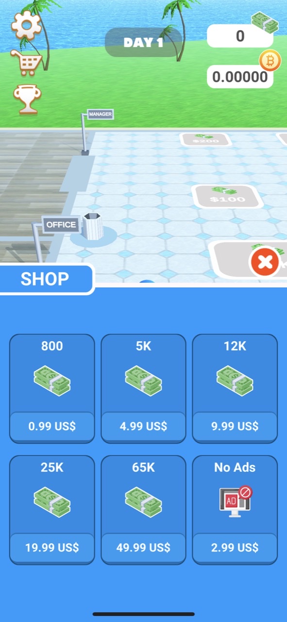 Stone Grass: My Mini Mart Game