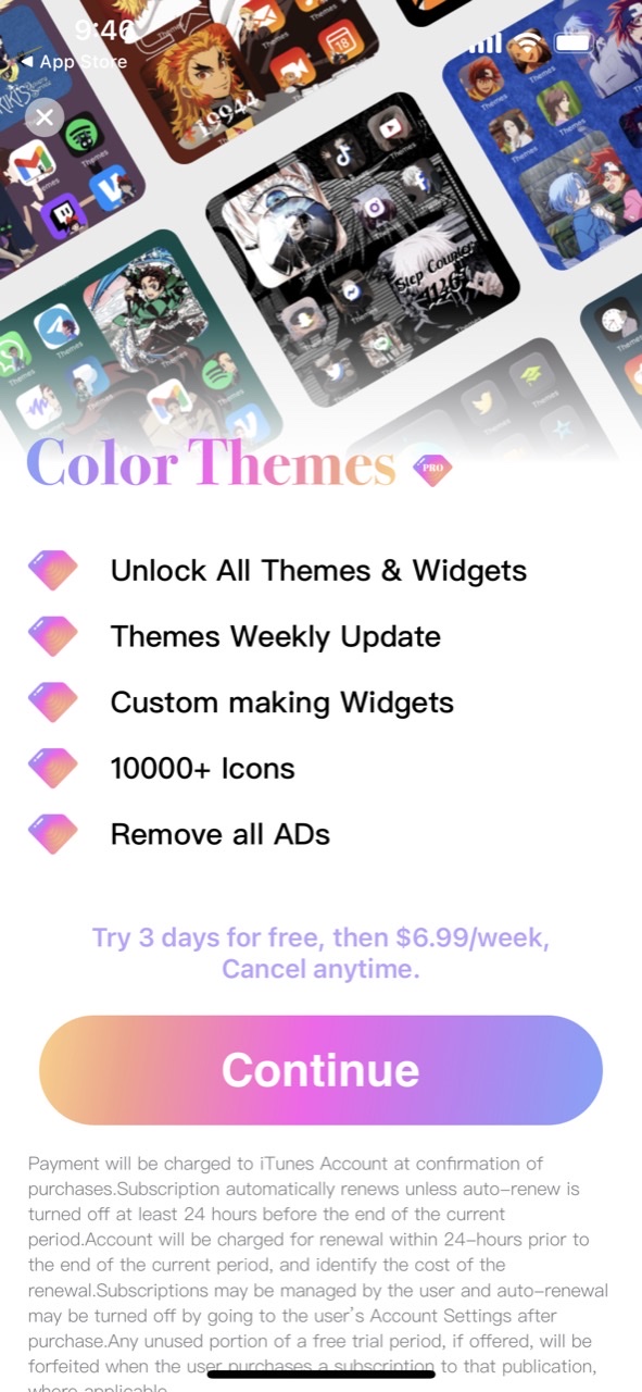 Color Themes: Standby & Widget