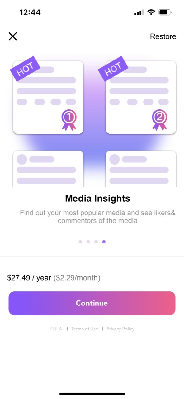 Followers Reports for ig Pro