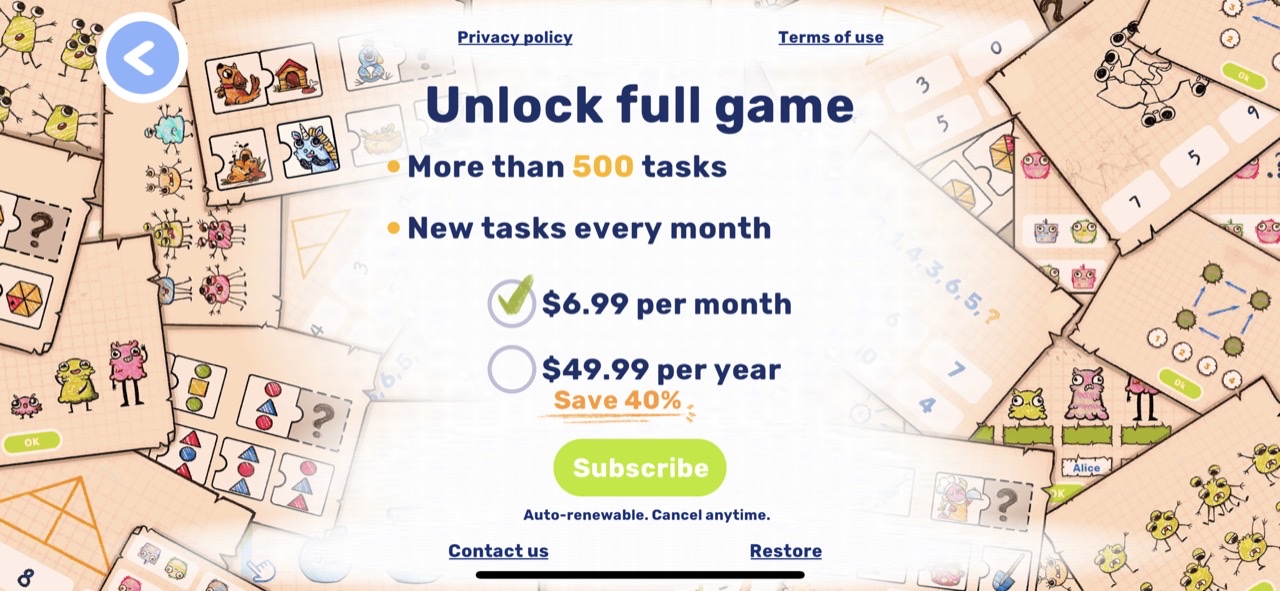 Math&Logic games for kids