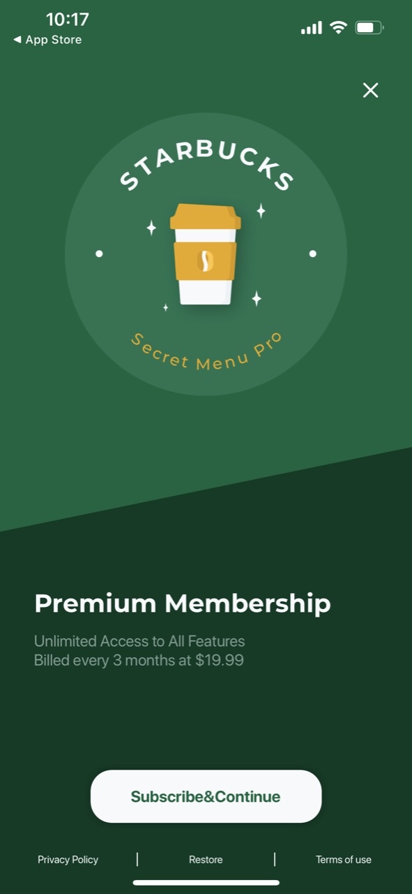 Secret Menu of Starbucks