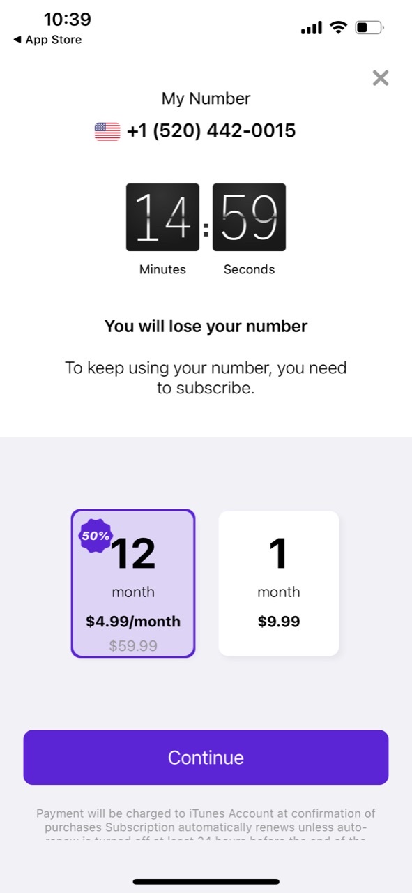Nextline - Second Phone Number