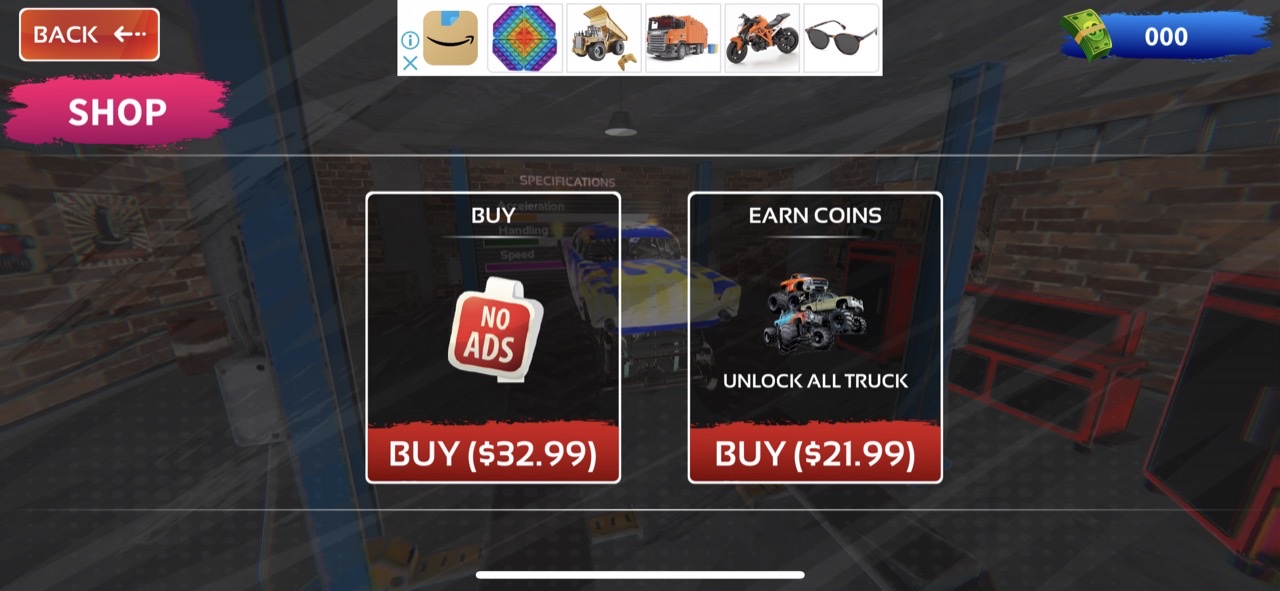 Monster Truck Games 4x4 wheels