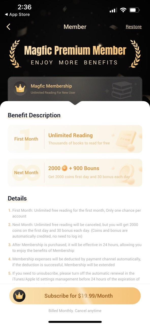 Magfic-Booktok, Reading Books