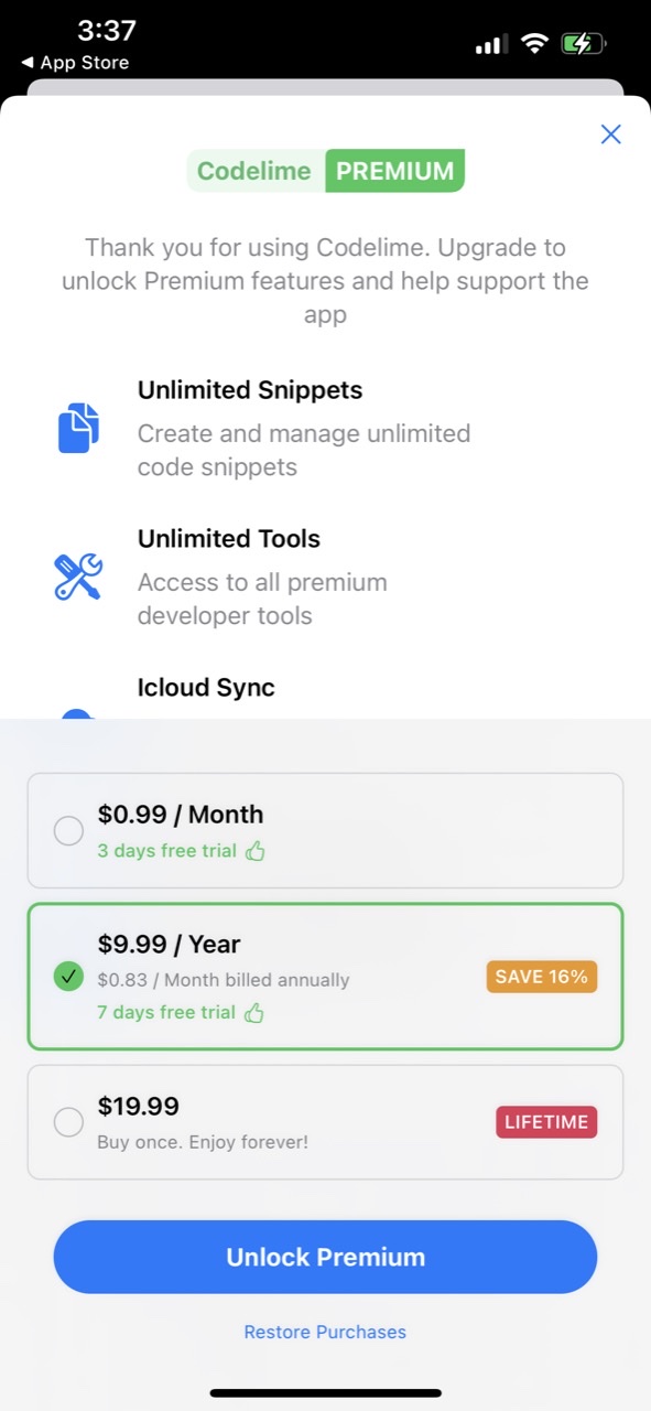 Snippet Dev Tools - Codelime