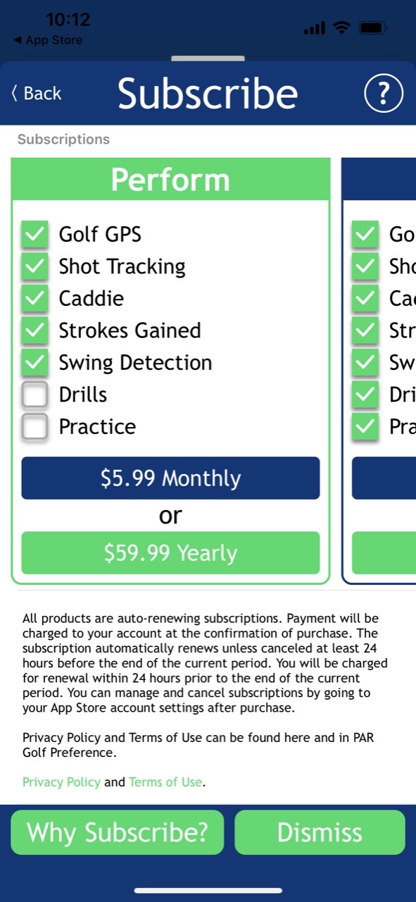 Tangent: Golf AI Caddie Drills
